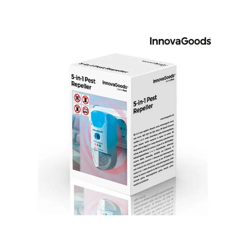 Светодиодный Отпугиватель вредителей с датчиком 5 в 1 InnovaGoods