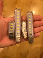 Book-Lights Led-Bulb Usb Led 8leds 5000-6500K Warm Power-Input White 5730 5V 5630 SMD
