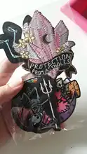 Punk/Skull Patch Iron On Patches On Clothes Embroidered Patches For Clothing Embroidery