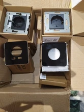 Adapter Charging-Socket Socket-Pow Glass-Panel Wall-Charger Eu-Plug Jiubei Crystal White