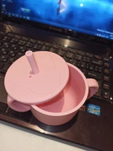 Fuente de alimentación de bebé, tazas para bebé, tazas para bebé, de silicona, a prueba de fugas