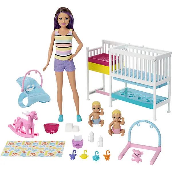 Игровой набор Barbie Скиппер и малыши