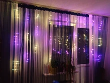 Curtain-Light Garland Fairy Wedding Home-Decor Christmas Outdoor New-Year 3X3M Usb Led