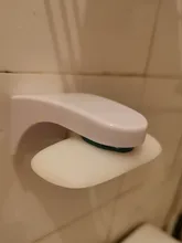 Soporte colgante magnético para jabón, estante de almacenamiento mágico, sin perforaciones, de plástico para el hogar, organizador de baño para jabones de drenaje