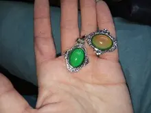 Collares de estilo Retro, joyería elíptica de Palacio, collar con Control de temperatura, cambio de Color, cadena de acero inoxidable