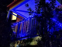 Tira de luces LED solares para exteriores, 50/100/200/330 luces para fiesta navideña, luces tipo Hada a prueba de agua, guirnalda de jardín