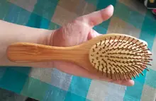 Scalp Comb Wood-Brushes Airbag-Massage Hair-Styling-Tools Anti-Static Nature 1pc