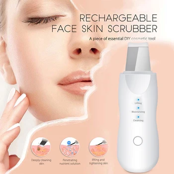 

Vibrate Skin Scrubber LED Screen Deep Face Clean Skin Care Device Remove Dirt Blackhead Reduce Wrinkles Facial Dead Skin Shovel