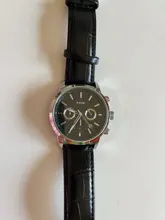 LIGE-Reloj ejecutivo de lujo para hombres, cronógrafo de cuarzo, con correa de cuero e indicador de fecha, estilo casual, a la moda, marca superior, con caja