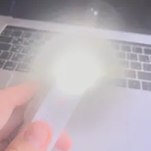 Keychain Book-Light Led-Bulb Pocket-Card Night-Lamp Laptop Usb-Power Mini for PC 5pcs/Lot