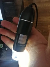 Microscopio Digital profesional con USB, endoscopio electrónico con aumento de cámara y soporte de elevación, 1000X 1600X, 8 LED, 2MP