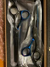 Tijeras profesionales para peluquería, juego de corte de pelo, acero japonés, 440C, 5,5, 6,0, 888