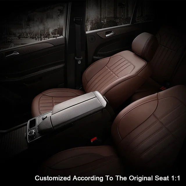 DVSWRB Auto-SitzbezüGe für Hyundai Tucson TL 3.Gen SUV 2015-2020 5-Sitze,  Leder Luxus Voll Vorderseite Und RüCkseite SchonbezüGe, Auto-ZubehöR
