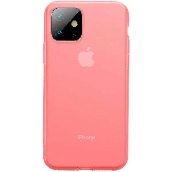 Чехол Baseus Jelly Liquid Silica Gel Protective Case For iP 6.1inch WIAPIPH61S-GD09(Прозрачно-красный