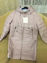 Women Jacket Spring-Collection Hood Designer MIEGOFCE Zipper with And Medium Knee-Length