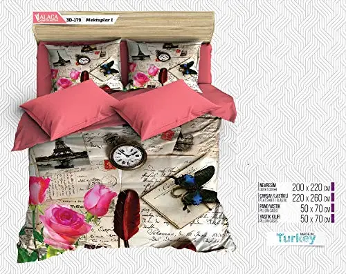 

Estilo Linens 6 Piece Turkish Textile Luxury Soft 1800 Series Premium Bed Sheets Set,