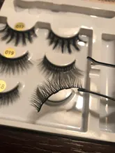 Extensiones de pestañas magnéticas, 3/5 pares de maquillaje, delineador de ojos, rizador de pestañas fácil de poner, pestañas postizas gruesas, regalo