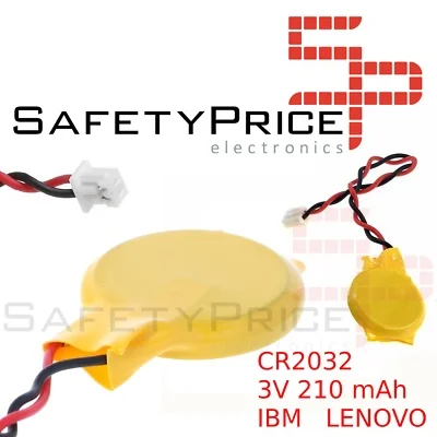 Аккумулятор питания CMOS BIOS 3V 210mAh 2 Pin PC IBM LENOVO|Хранилища для электроники| |