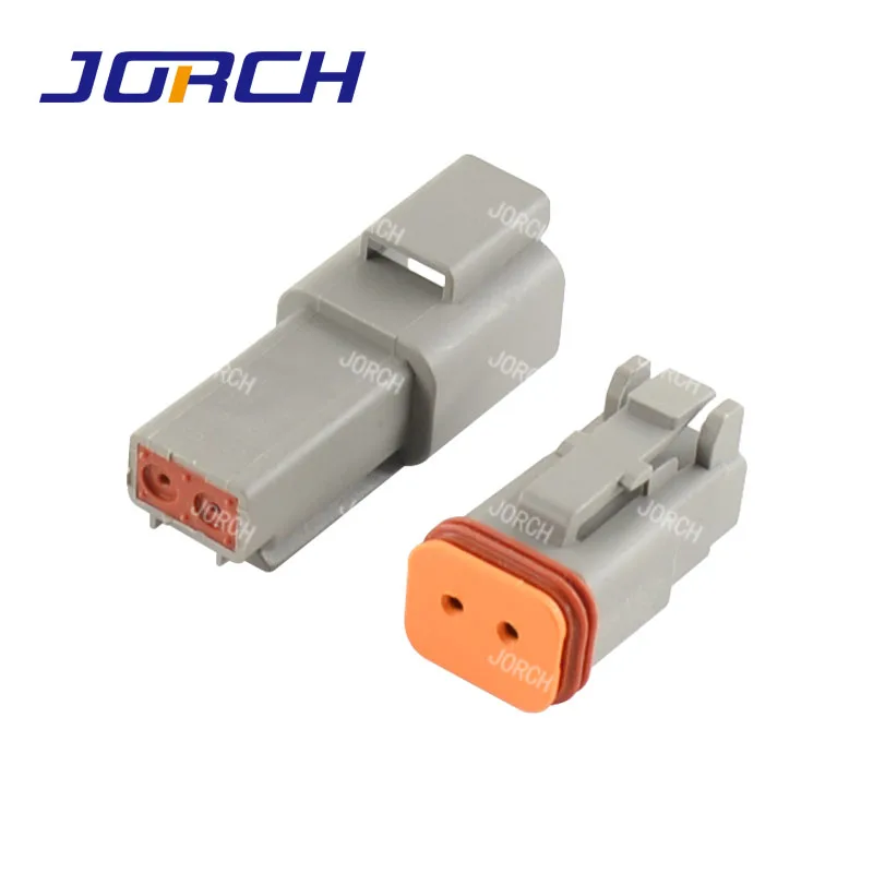 Conector elétrico macho e fêmea impermeável, terminais