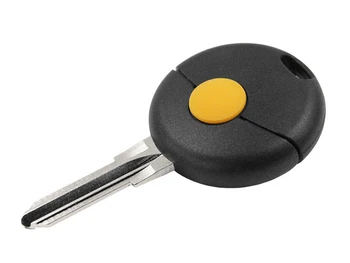 

Remote Key shell 1 button with blade YM23 battery on without Transponder chip for Smart Fortwo Forfour Roadster Coupe