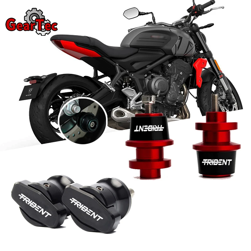 

For Triumph Trident 660 2021 Trident660 Motorcycle Accessories CNC Aluminum Swingarm Spools Slider Stand Screw
