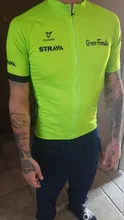 2020 STRAVA Pro Team verano ciclismo Jersey conjunto bicicleta ropa transpirable camisa de manga corta para hombres pantalones cortos para bicicleta 19D Gel pad