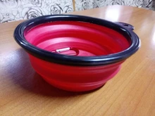 Dish Dog-Bowl Food-Container Water-Feeder Foldable Travel Silicone Puppy Outdoor Doggy