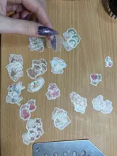 45 unids/pack de Fox zorro lindo y Hojas de arce de la etiqueta engomada de papel artesanías adhesivas palo etiqueta de la computadora portátil DIY decoración niños regalo de papelería