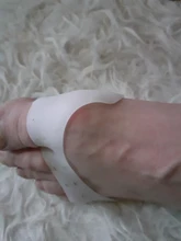 1 par de silicona Protector del dedo del pie protección de los pies de Ballet zapatos de tacón alto del Hallux Valgus protectora de Gel Protector herramienta de cuidado de masajes almohadilla del dedo del pie