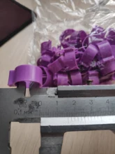 Anillo Para pata de gallina, Paloma, pájaro, Paloma, pájaro, pollito, pato, anillo con pinza de loro, anillo de codorniz de diámetro interior de 16mm 50 Uds.