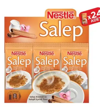 

Nestlé Salep 24 pcs Ottoman Empire turkey Healing intense and delicious flavor