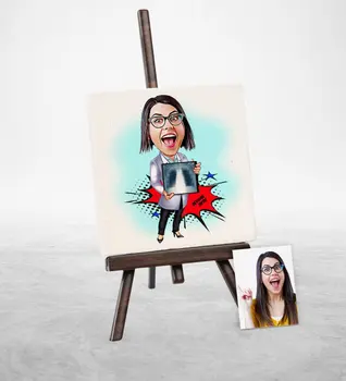 

Personalized Women 'S Radyolojist Cartoon Şovaleli Natural Stone-1