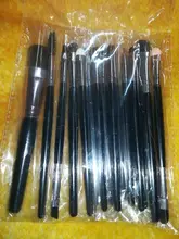 Juego de brochas de maquillaje profesionales, 15 Uds., sombra de ojos, base de maquillaje en polvo, pestañas, Kit de herramientas de belleza cosméticas