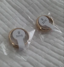 Anillo de acero inoxidable de 6mm para hombre y mujer, sortijas de dedo Color oro, joyería de boda, regalo