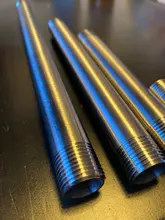 300mm Pipe-Fitting Extension-Tube 304-Stainless-Steel Connector Thread-Equal Male 50mm