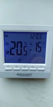 Regulador de temperatura de calefacción de caldera de Gas programable, termostato de batería AA con bloqueo de Chico, Control manual