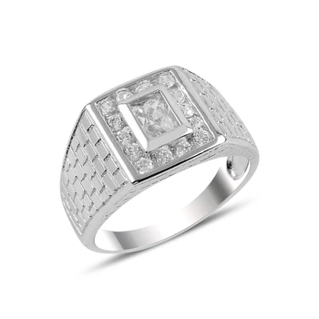 

Silver 925 Sterling Zircon Stone Ring