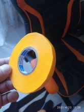 Papel de película y cinta de papel, papel de separación de alta viscosidad, pintura en aerosol para decoración, papel washi amarillo de 50 metros