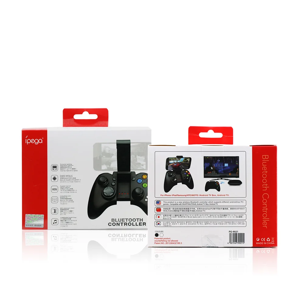 Ipega PG-9021 Bluetooth V3.0 беспроводной контроллер геймпад джойстик для Android IOS смартфон планшет ПК игровой коврик триггер Pubg