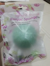 Konjac-esponja Exfoliante para limpieza Facial, 6 colores, Natural, Konnyaku, limpieza profunda