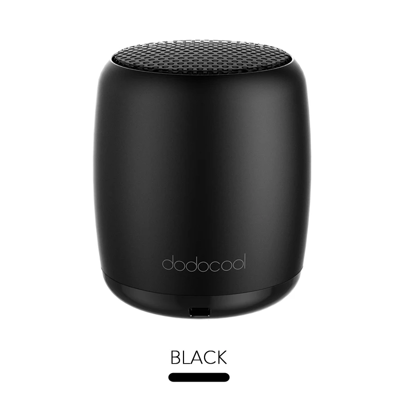 Dodocool Bluetooth динамик портативный стерео Громкая связь музыка квадратная коробка мини беспроводной динамик для Xiaomi samsung акустическая система для ПК - Цвет: black