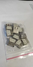 Puerto estándar USB tipo A, conector hembra de soldadura, PCB, USB-A, SMT, 4 pines, 10 Uds.