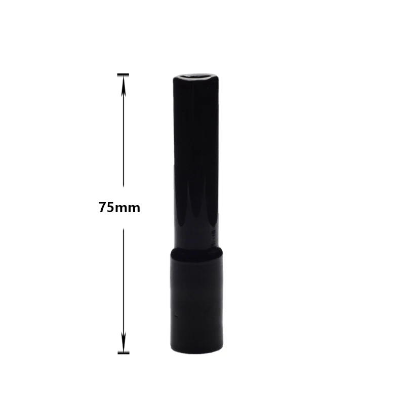 70mm Black glass tube stem for arizer solo 2 air 1 2 II 3