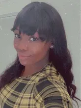 FEELME-pelucas de cabello humano con flequillo para mujeres negras, cabello Natural brasileño ondulado, con flequillo, Remy, pelucas con flequillo