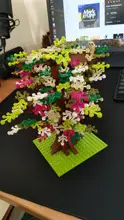 Toy Brick Parts Lego-Blocks City-Moc-Accessories Tree Green-Bush Garden Home-Plants Compatible