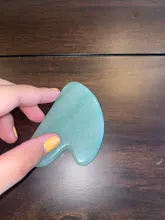 Gua sha-Tabla de piedra de Jade Natural, masajeador de cuarzo rosa, placa Guasha, rascador facial, herramientas para cara, cuello y espalda