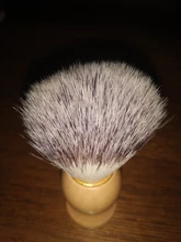 1PC profesional de los hombres brocha de afeitar con mango de madera de Nylon puro para hombres de limpieza de máscara cosméticos herramienta