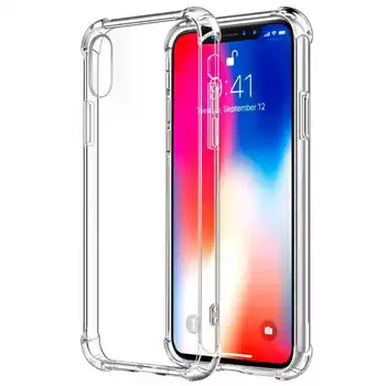 

Stand case for iPhone XR Anti Shock Clear Gel Anti-Shock Reinforced
