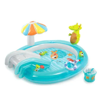 

Intex Game Center alligator with slide from 2th years, 201x17x84 cm, PVC, 57165