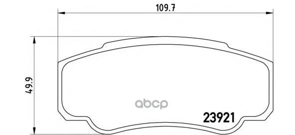 Колодки Тормозные Задние Brembo P23093 Brembo арт. P23093